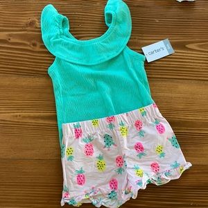 Carters Shorts Set • Size 6 Mo